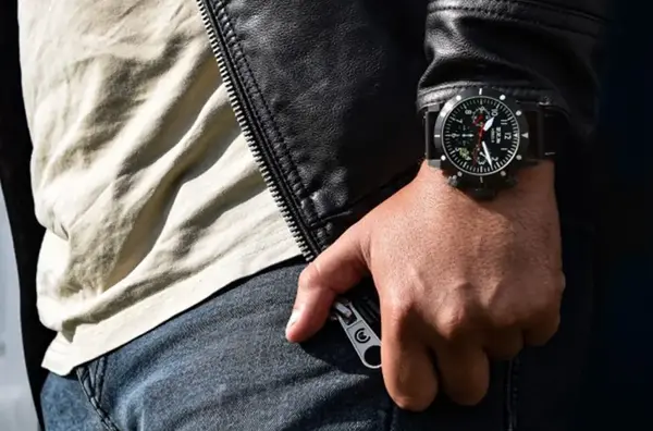 Montre aviation BRM AERO 8 Chrono Horizon 4