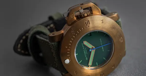 Montre de plongee BATISCAFO Green Dial Zero 45 0