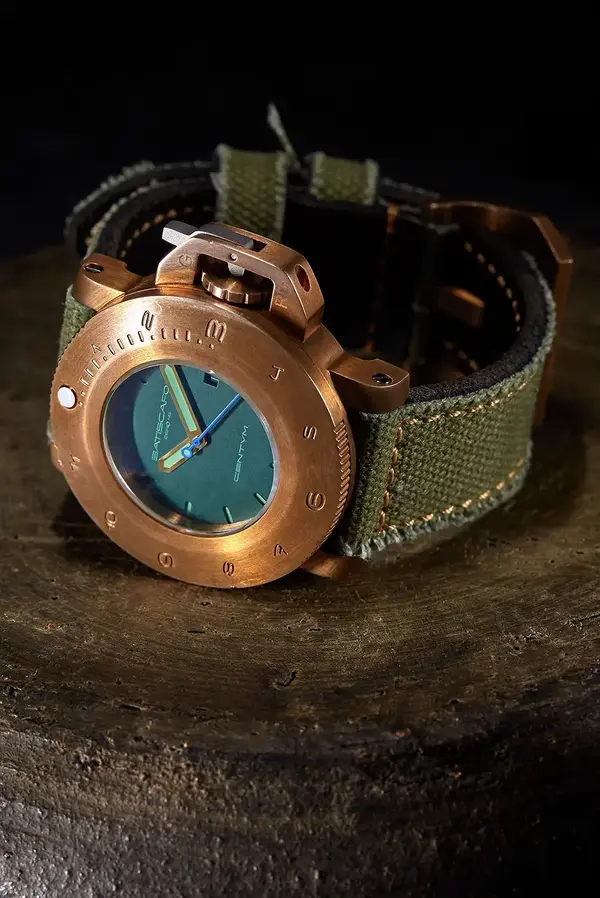 Montre de plongee BATISCAFO Green Dial Zero 45 8