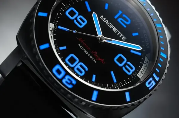 Montre de plongee Magrette Moana Pacific Professional Titanium 17