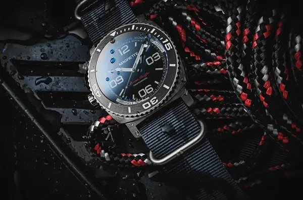 Montre de plongee Magrette Moana Pacific Professional Titanium 20