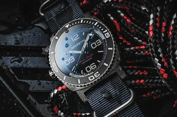 Montre de plongee Magrette Moana Pacific Professional Titanium 21