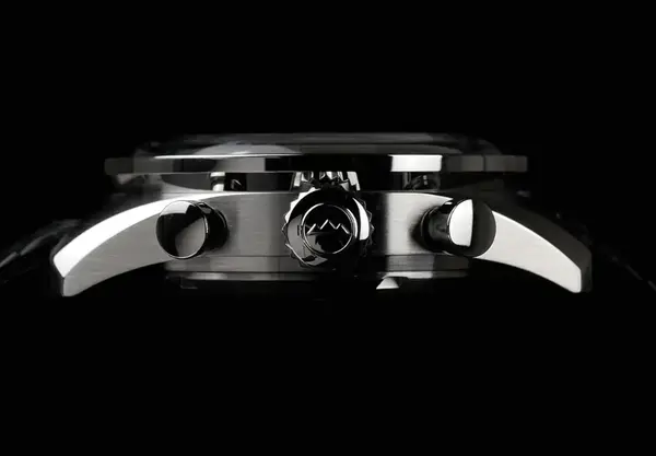 Montre echoneutra 1956 chronographe blanc 16