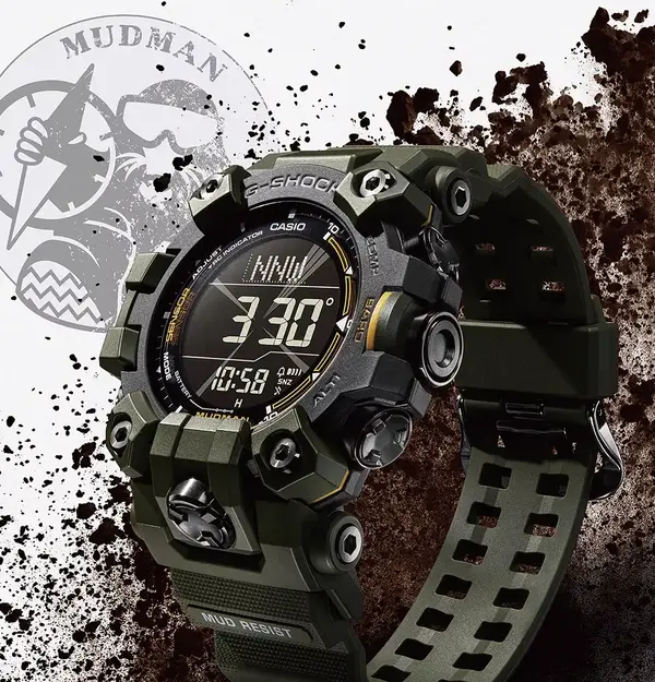 Montre militaire G SHOCK Master Of G Mudman GW 9500 4