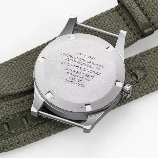 Montre militaire Hamilton Khaki Field Mechanical America 250 7
