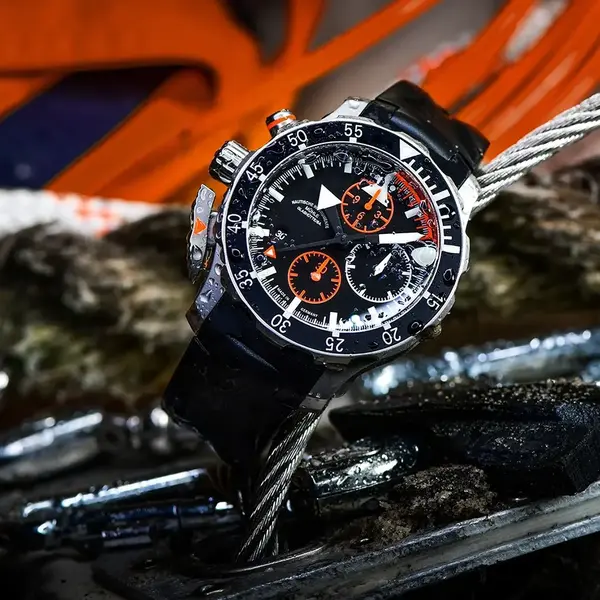 Montre militaire Muhle Glashutte SAR Flieger Chronograph 12