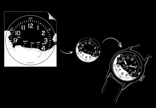 Montre militaire Praesidus A 11 Utah Beach Sand MK2 10