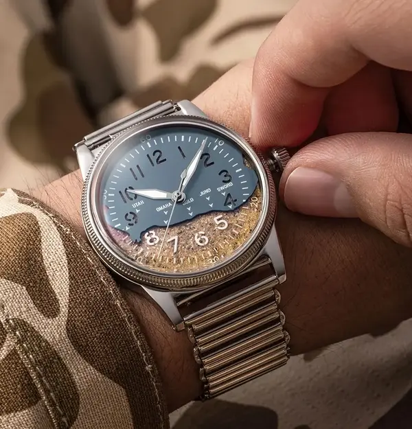 Montre militaire Praesidus A 11 Utah Beach Sand MK2 6