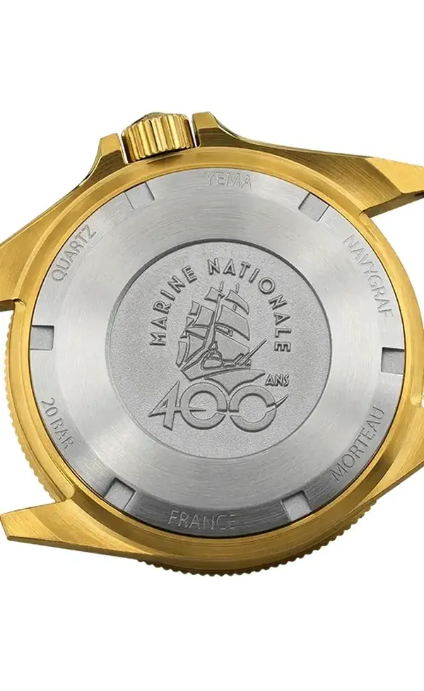 Montre militaire YEMA Navygraf Marine Nationale 400th Anniversar Edition 4