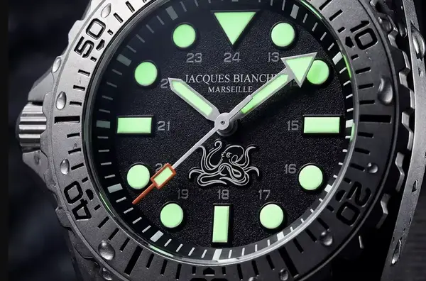 Montre plongee Jacques Bianchi JB300 Poulpro 10