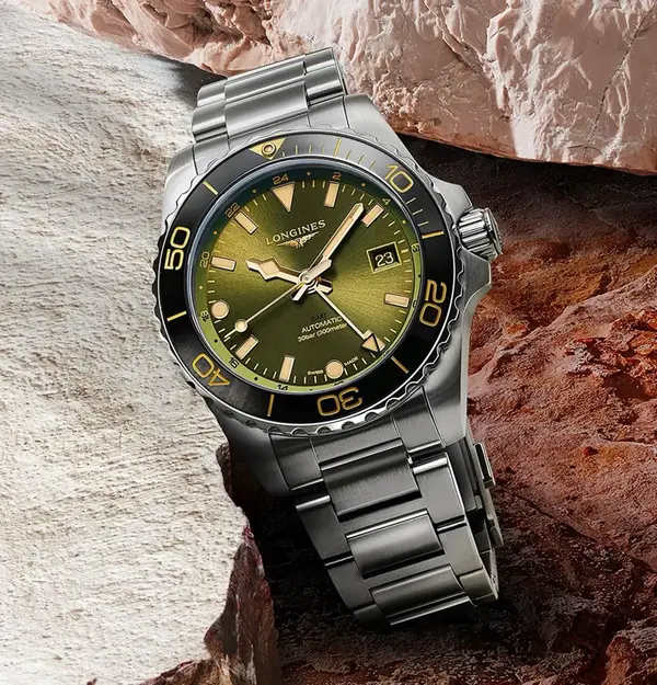 Montre plongee Longines Hydroconquest GMT 7