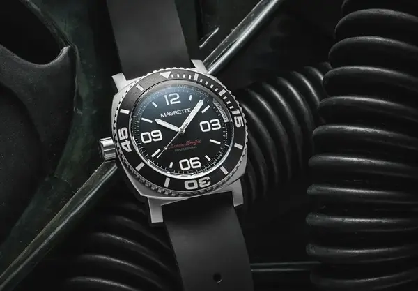 Montre plongee Magrette Moana Pacific Professional Titanium 24