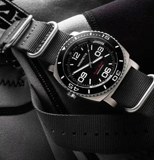 Montre plongee Magrette Moana Pacific Professional Titanium 6