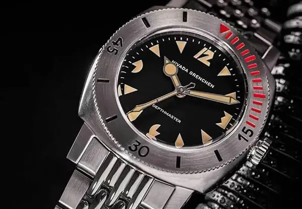 Montre plongee Nivada Art Deco Depthmaster 17