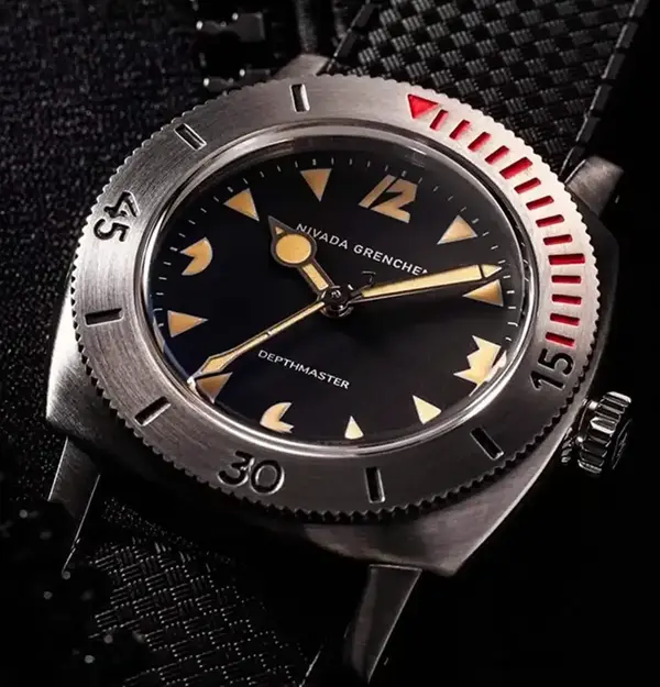 Montre plongee Nivada Art Deco Depthmaster 5