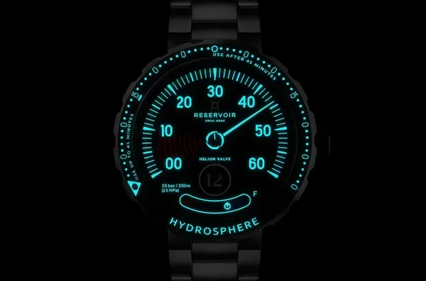 Montre plongee RESERVOIR Hydrosphere Blackfin 6