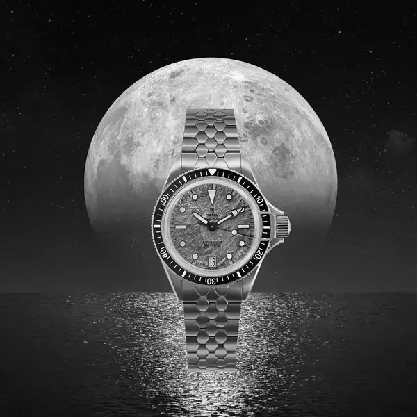 Montre plongee Yema Superman Titanium Moon Tide CMM 11 10