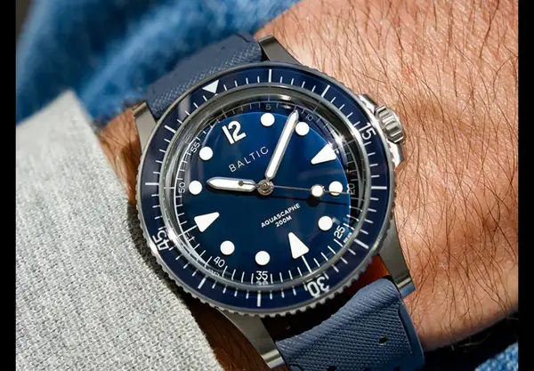 Montre plongee baltic Aquascaphe MK2 22