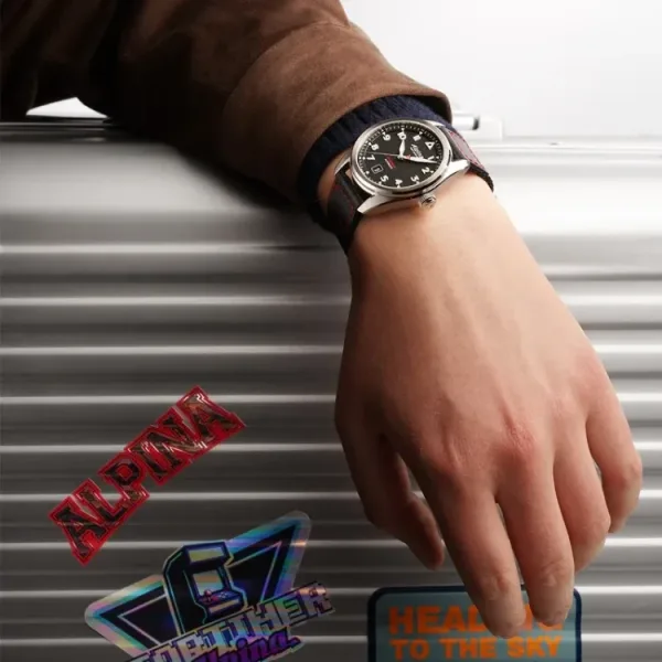 Montre aviateur alpina startimer pilot automatic 2