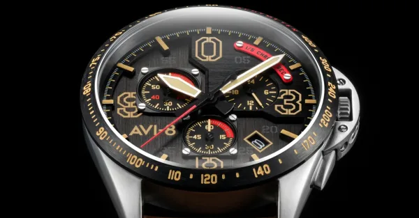 Montre aviateur avi 8 p 51 mustang blakeslee chronograph 10