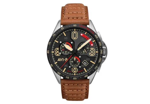 Montre aviateur avi 8 p 51 mustang blakeslee chronograph 16