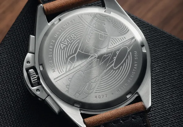 Montre aviateur avi 8 p 51 mustang blakeslee chronograph 23