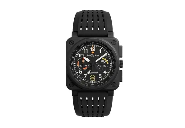 Montre aviateur bell ross br 03 chrono rafale solo display 25