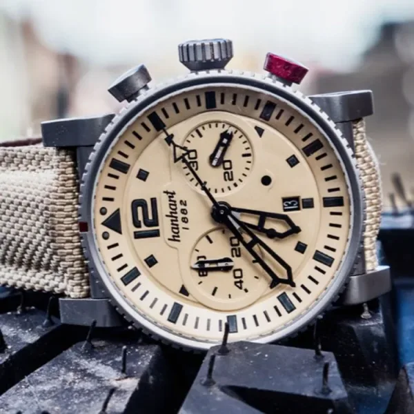 Montre aviateur hanhart primus pilot 12