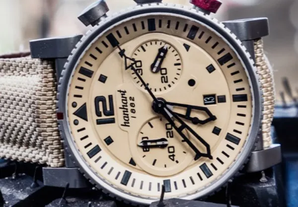 Montre aviateur hanhart primus pilot 22