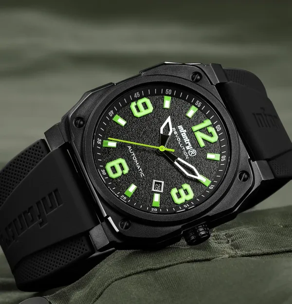 Montre aviateur infantry revolution autopilot 8