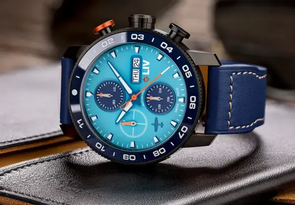 Montre aviateur liv p 51 pilot cripes 2 0 12