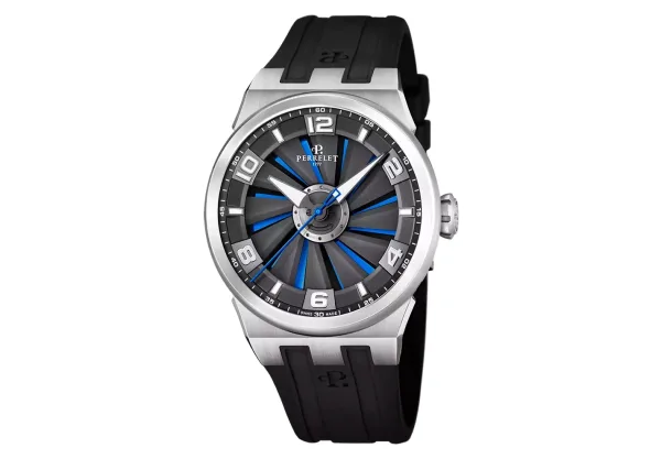 Montre aviateur perrelet turbine evo stainless steel a4062 15