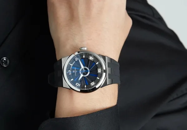 Montre aviateur perrelet turbine evo stainless steel a4062 16