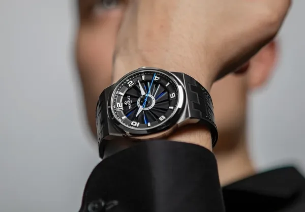 Montre aviateur perrelet turbine evo stainless steel a4062 18