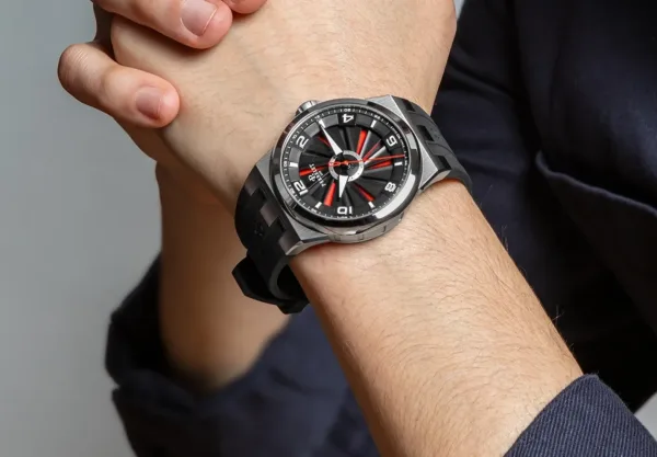 Montre aviateur perrelet turbine evo stainless steel a4062 21