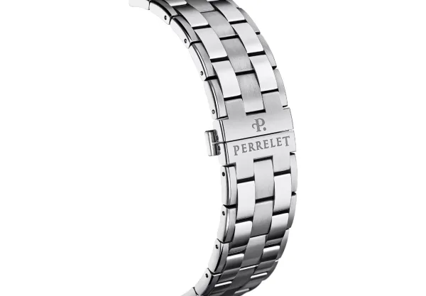 Montre aviateur perrelet turbine evo stainless steel a4062 26