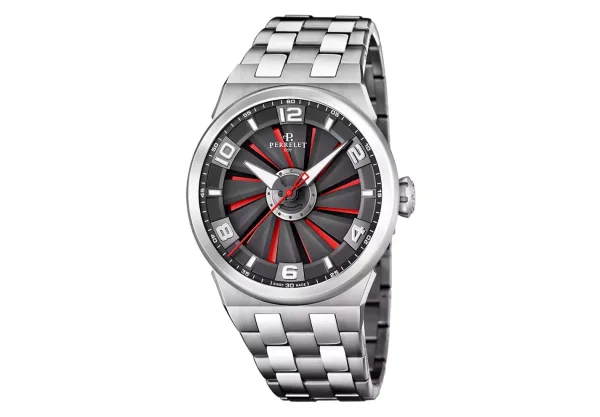 Montre aviateur perrelet turbine evo stainless steel a4062 29