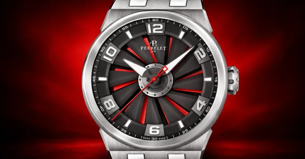 Montre aviateur perrelet turbine evo stainless steel a4062 33