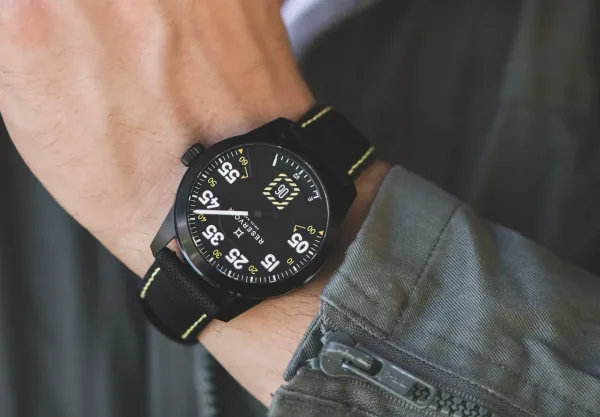 Montre aviateur reservoir airfight jet 23