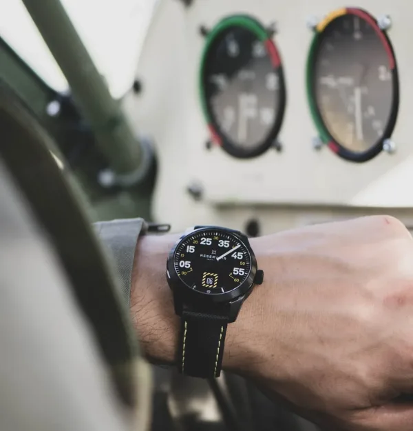 Montre aviateur reservoir airfight jet 5