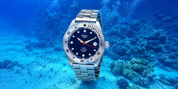 Montre kelton montre de plongee 1955 40 atm 32