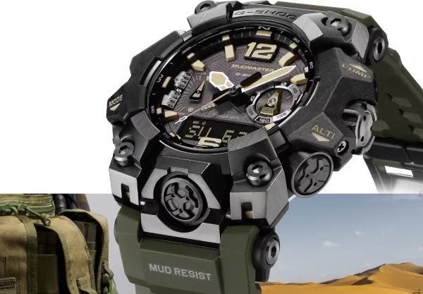 Montre militaire casio g shock master of g mudmaster 20