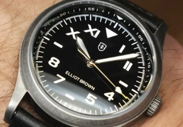 Montre militaire elliot brown arne cali noir 21