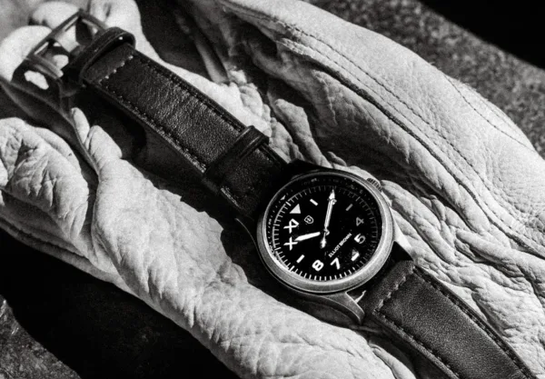 Montre militaire elliot brown arne cali noir 25