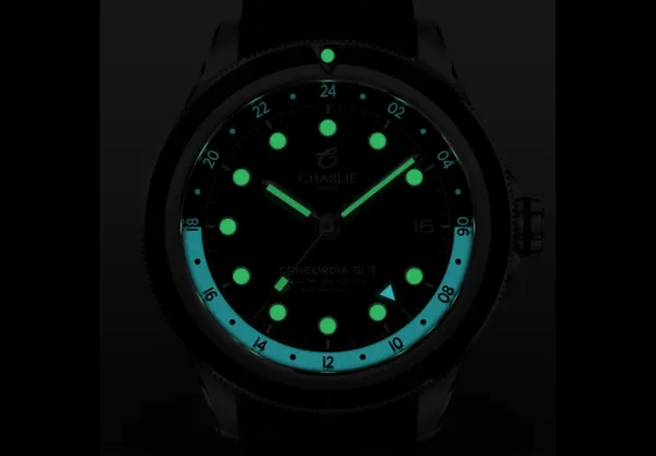 Montre plongee charlie paris concordia gmt 20