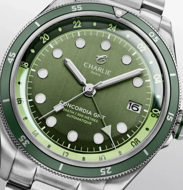 Montre plongee charlie paris concordia gmt 6