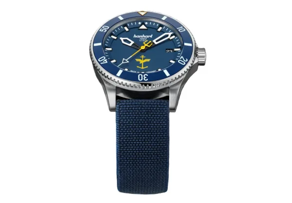 Montre plongee hanhart fly navy 16