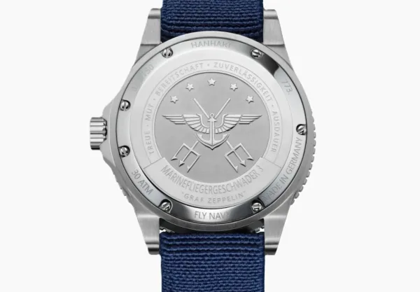 Montre plongee hanhart fly navy 25