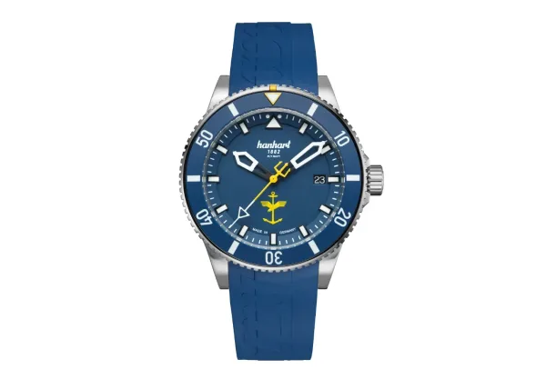 Montre plongee hanhart fly navy 35