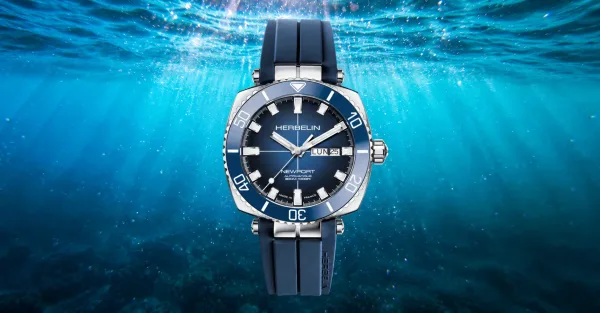 Montre plongee herbelin newport diver automatique 20